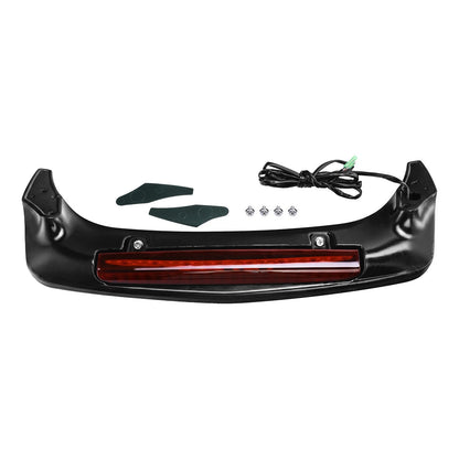 Black Trunk Spoiler w/ Red LED Brake Light Fit Honda Goldwing GL 1800 2001-2017