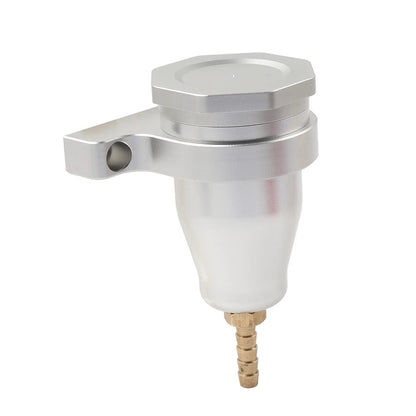 Silver Upgraded Billet Hydraulic Clutch Reservoir w/O-Ring Application Universal