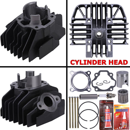 For 1983-2006 Yamaha PW80 PW 80 Cylinder Gasket Piston Ring Top End Rebuild Kit