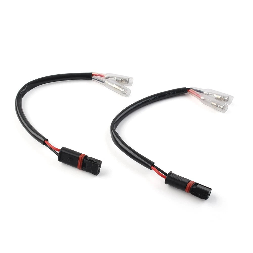 Turn Signal Wire Adapter Plug Connector For BMW S1000RR R850GS R1200GS Pair 12V