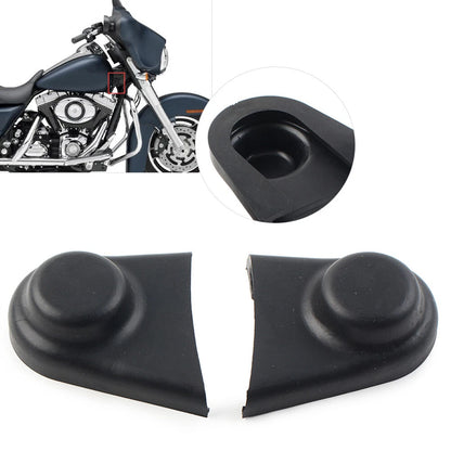 Screw Nut Bolts Covers Waterproof Rubber For Harley Touring Motorcycle Black USA
