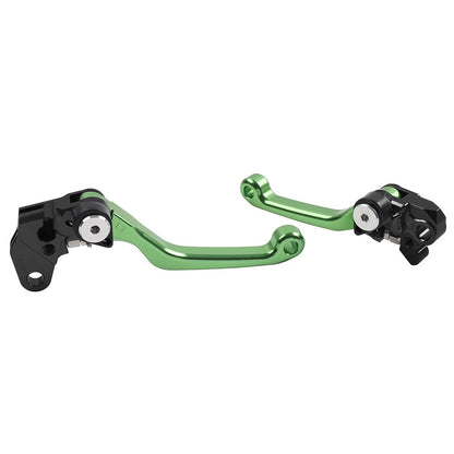 Pair Pivot Brake Clutch Levers For Kawasaki KLX 300SM KLX 250/S/SF KLX150L Green