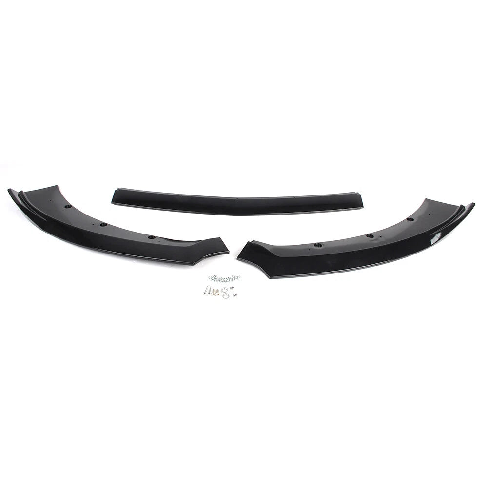 Front Bumper Lip Chin Spoiler Wing Body Kit Black For Ford Mustang 2015-2017
