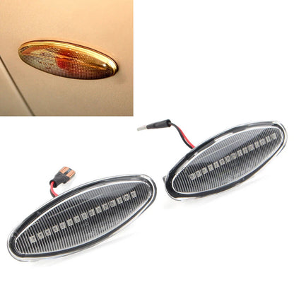 2x Turn Signal Side Marker Lights Fit Jaguar S-Type 1999-2007 & XK8/XKR 1996-05