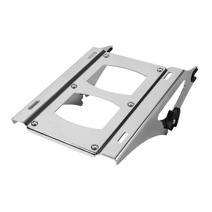 Two Up Chrome Pack Luggage Rack Fit For Harley Touring Road Glide 14-Up 19