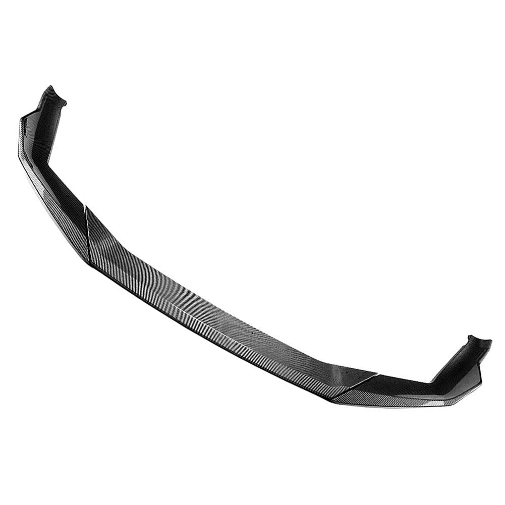 Front Bumper Splitter Spoiler Lip For BMW 5 Series M5 F90 LCI 21-24 Carbon Look