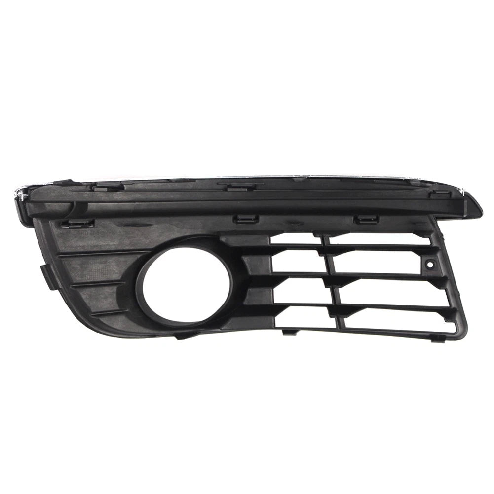 1x Left Front Bumper Fog Light Lamp Cover w/ Chrome Trim For VW Jetta 2006-2010
