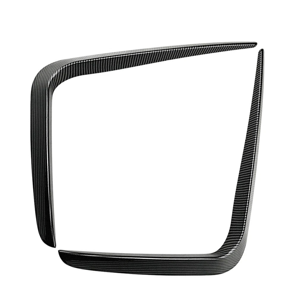 Carbon Black Front Bumper Lip Spoiler For BMW 4 Series G22 G23 M Sport 2020-2023