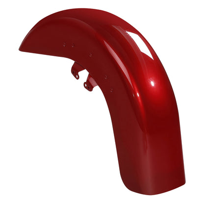 Painted Front Fender Fit For Harley CVO Street Road Glide 2014-Up Wicked Red