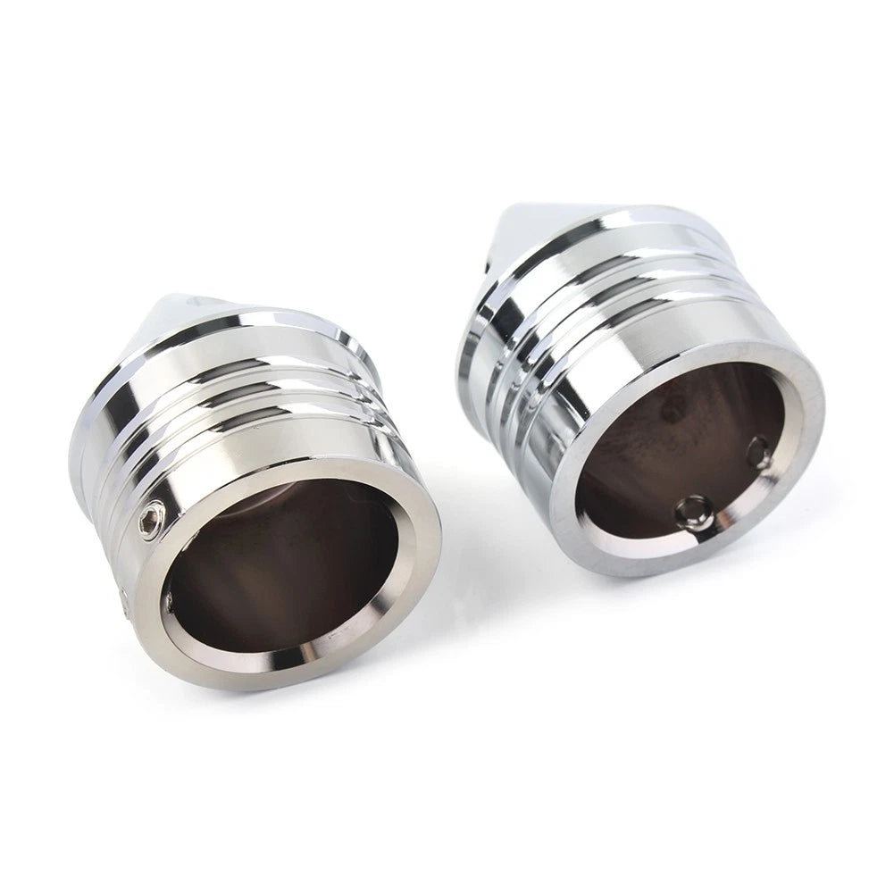 Chrome Front Axle Cap Nut Cover For Harley Electra Glide Sportster FLHX