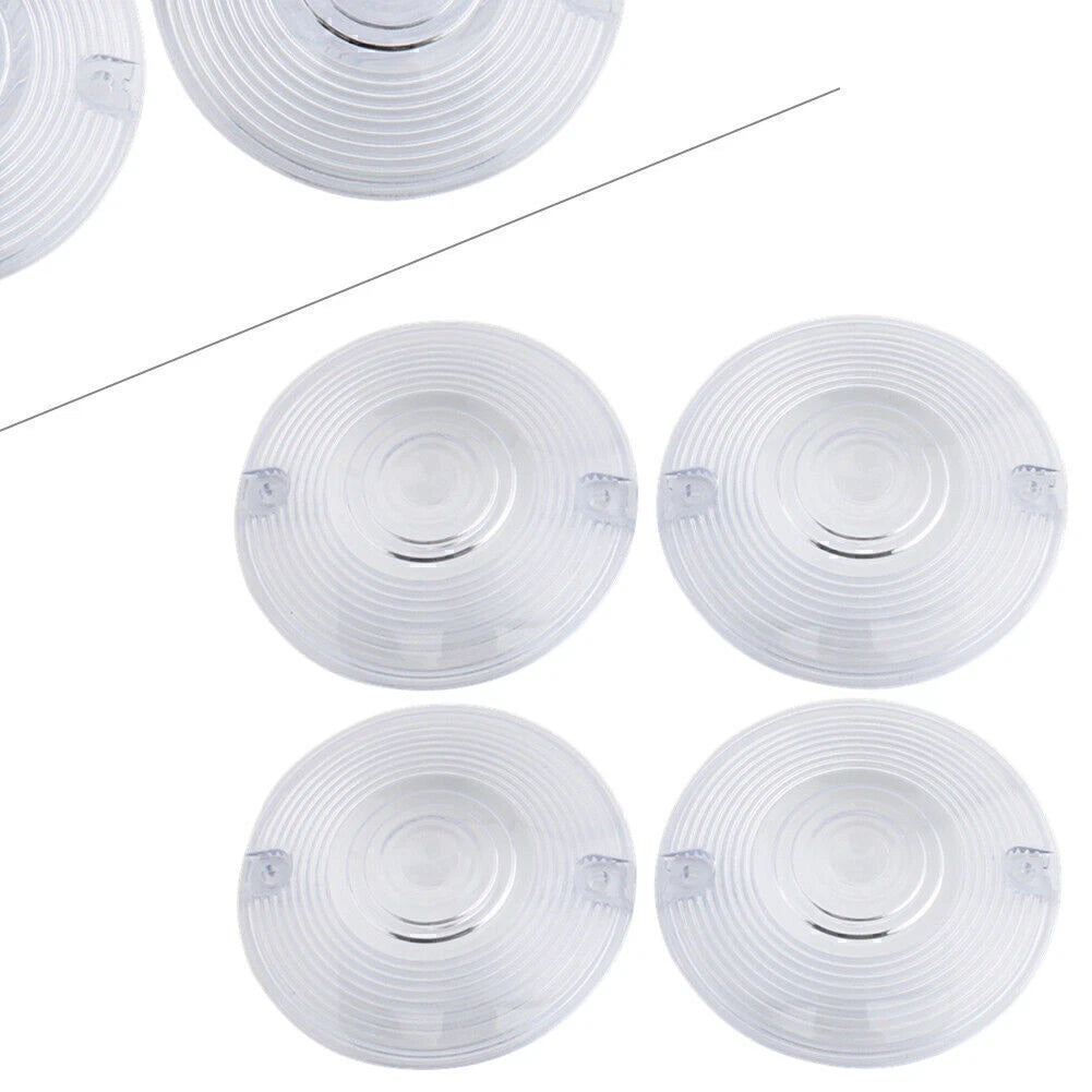 Turn Signal Light Indicator Cover for Harley Davidson Electra Glide Clear Lens