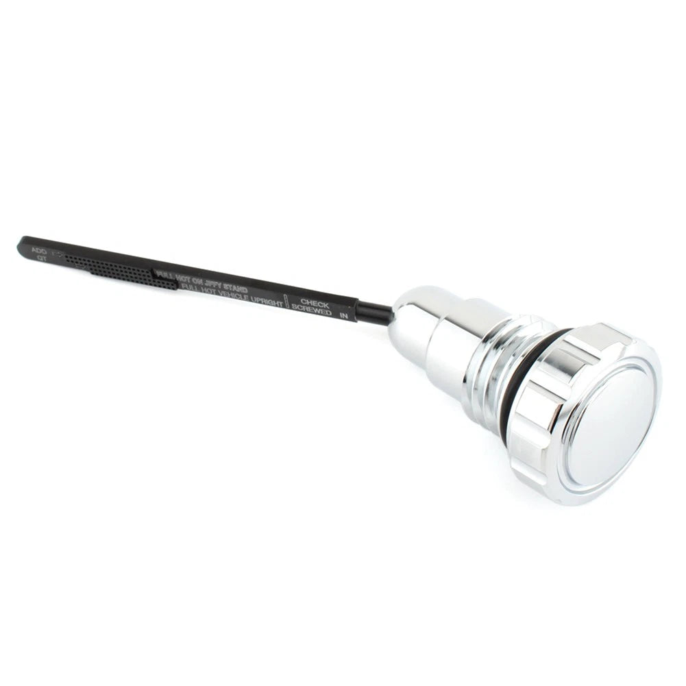 US Oil Dipstick Aluminum alloy For Harley Touring FLHR FLHX FLH/T FLTR Chrome