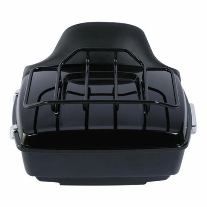 King Trunk Mount Rack Backrest Pad Fit For Harley Touring 14-25 US