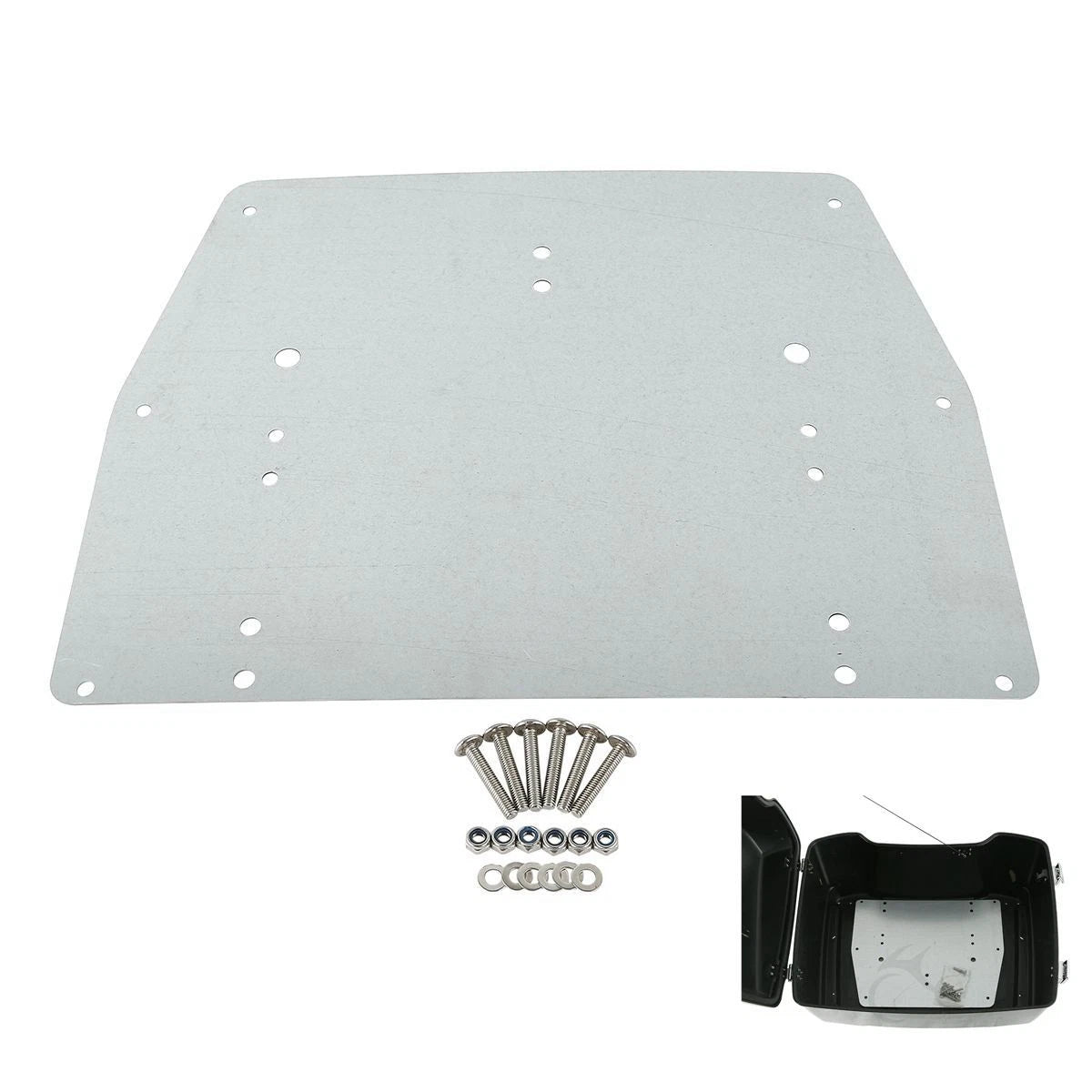 Razor Trunk Pad Mount Base Plate Fit For Harley Electra Glide 09-13 12