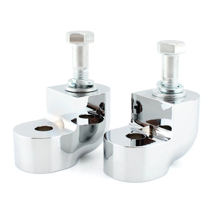 Handlebar Riser Bar Clamp Bars Kit Motorcycle For Honda VTX1300C 2004-07 Chrome