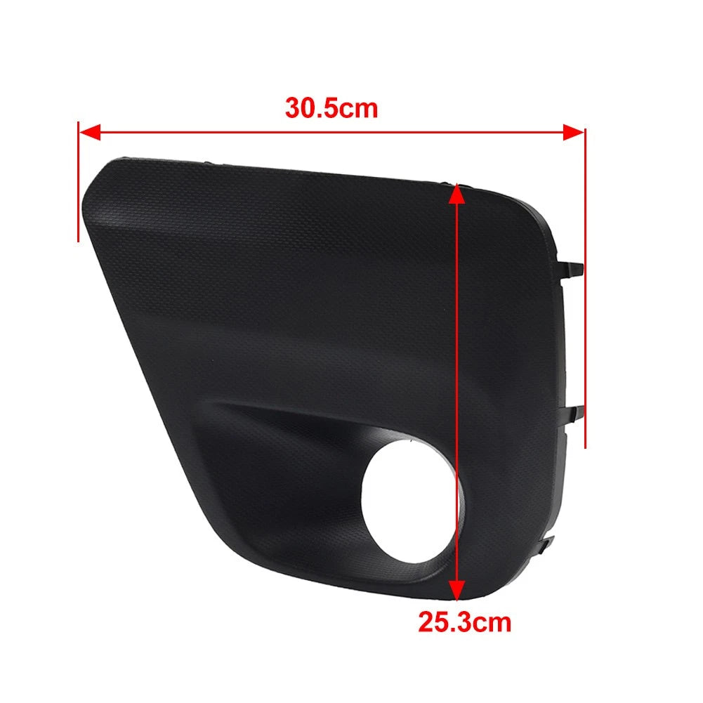 1 Pair Front Bumper Fog Light Bezel Cover Black For Subaru Forester 2019-2021