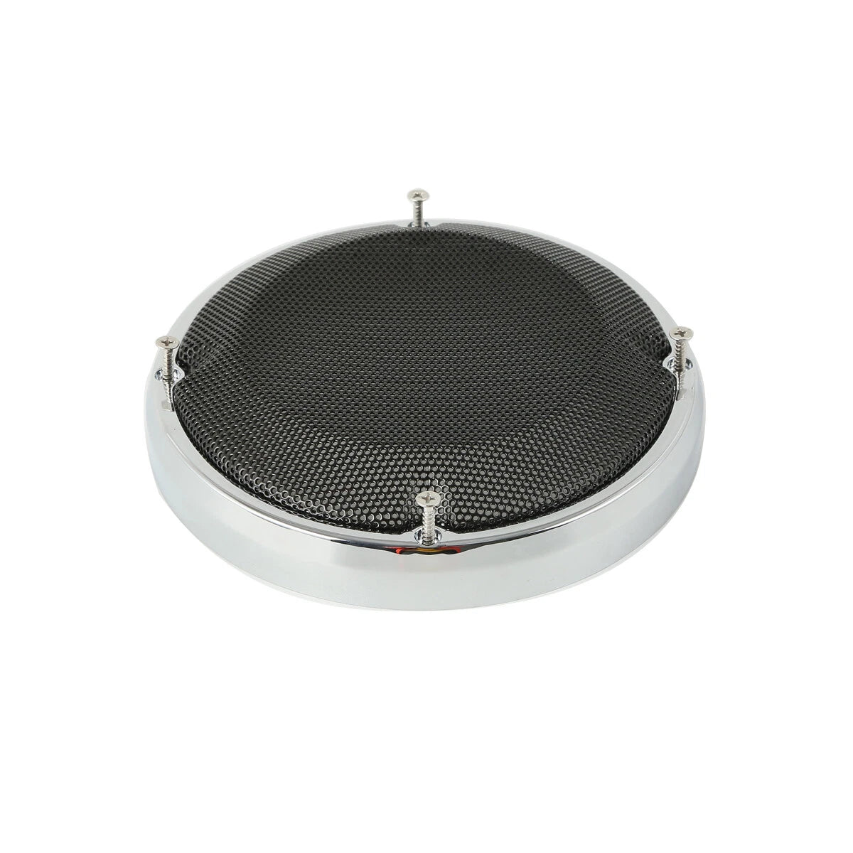 Chrome Ring 6.5" Saddlebag Lid Speaker Grill For Harley Davidson Touring 1983-24