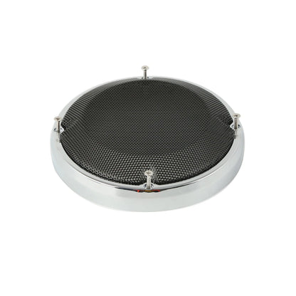 Chrome Ring 6.5" Saddlebag Lid Speaker Grill For Harley Davidson Touring 1983-24