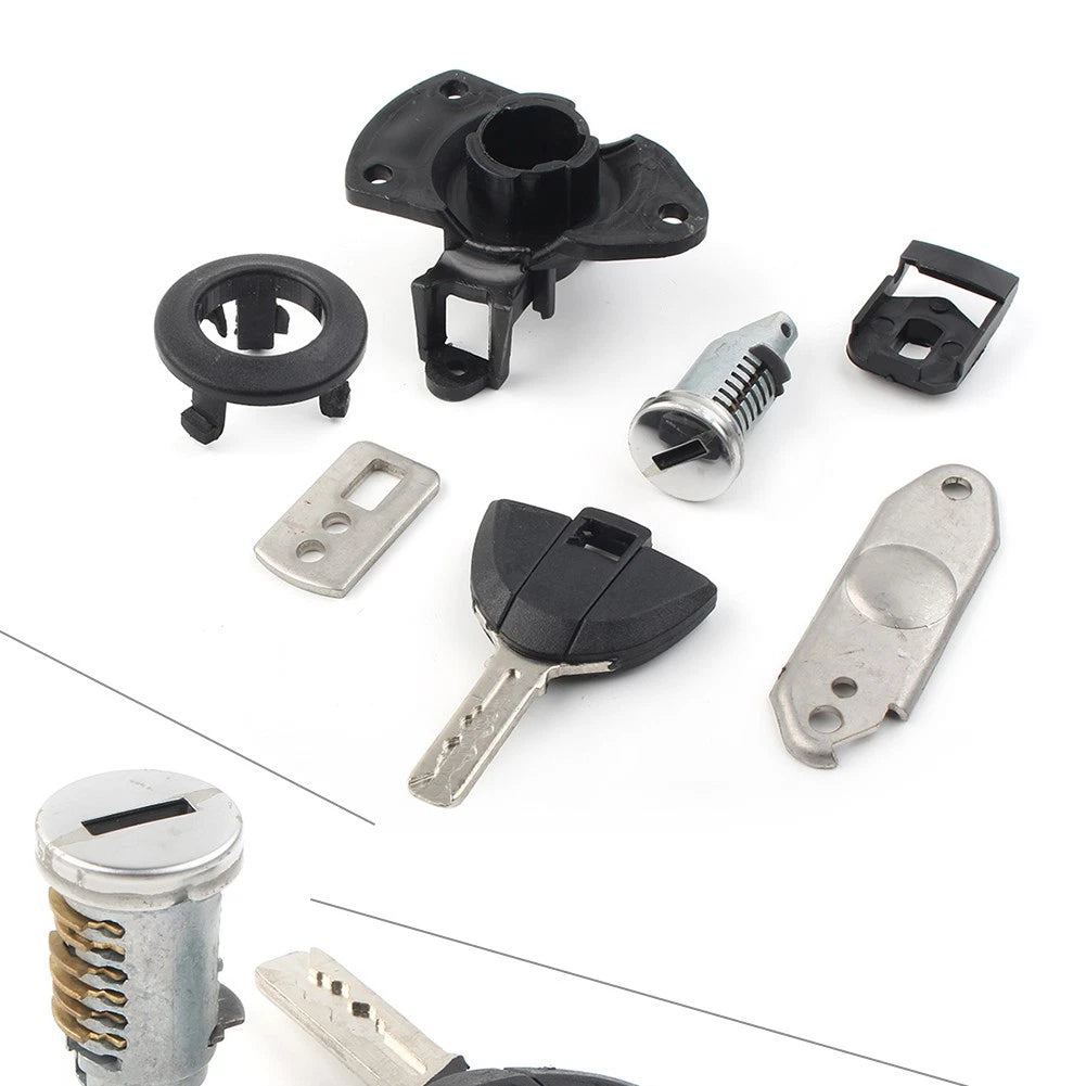 Rear Passenger Seat Pad Pillion Cushion Lock Key Fit SBMW S1000 RR 2010-17 Black
