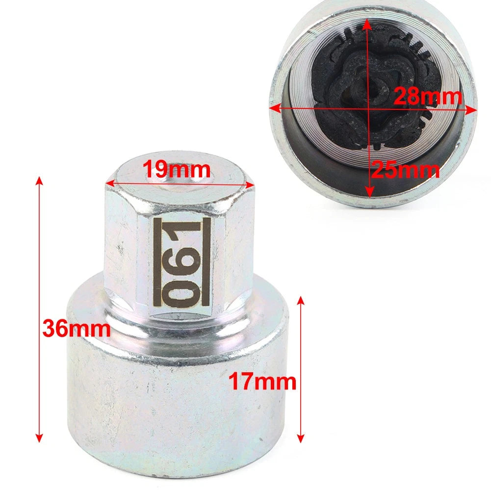 Locking Wheel Nut Key Remover For BMW MINI 1 / COOPER / COOPER S & JCW #63