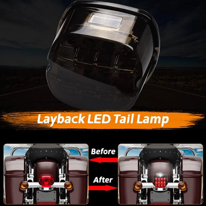 LED Brake Tail Light For Harley Touring Road King Glide Dyna Sporster XL Softail