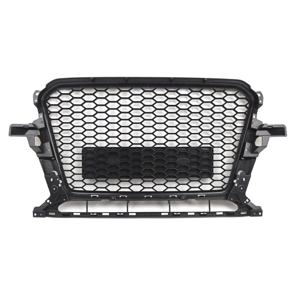 Front Bumper Honeycomb Grille Glossy Black For Audi Q5 2013-2017 2015 US