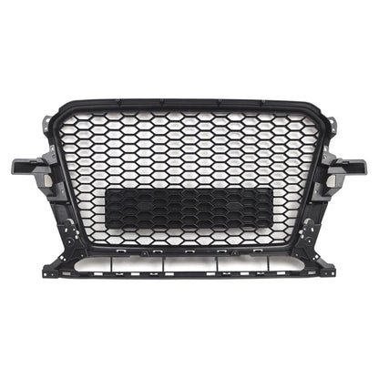 Front Bumper Honeycomb Grille Glossy Black For Audi Q5 2013-2017 2015 US