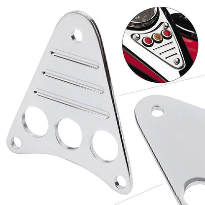 Instrument Penal Cover Aluminum Dash Plaque Cover For Kawasaki Custom Classic