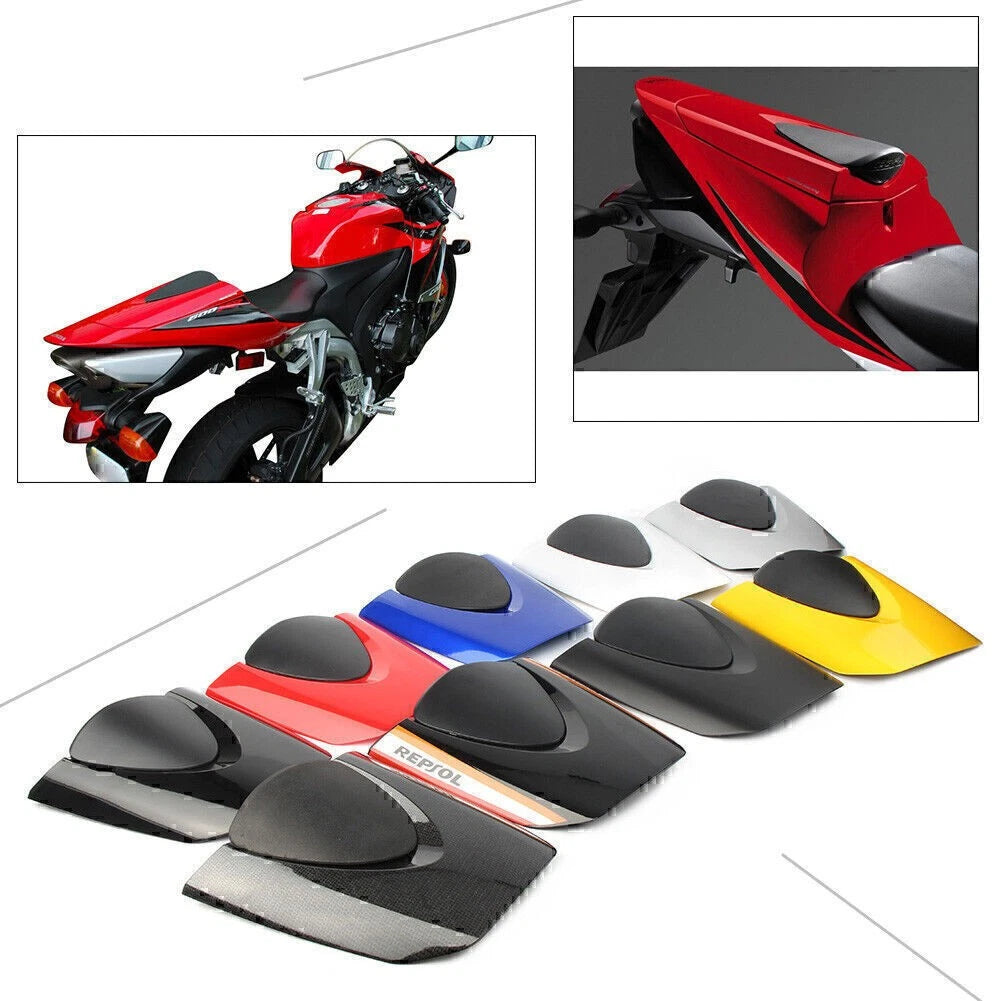 Motorcycle Rear Seat Cover Cowl Fairing Fit Honda CBR 600RR F5 2007-2012 red