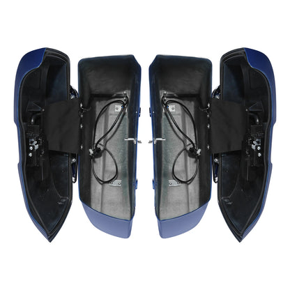 Hard Saddlebags Fit For Indian Chieftain 19-25 Roadmaster Dark Horse 20-25 Blue