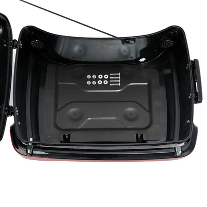 Black Trunk Metal Base Plate Fit For Harley Touring Road Glide King 2014-Up 2015