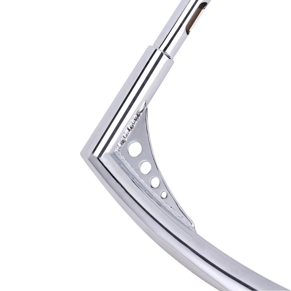 12" Rise 1-1/4" Ape Hanger Handlebar Drag Bars For Harley FLST FXST XL 883 1200