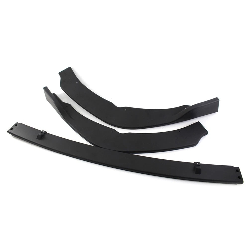 Matte Black Front Bumper Lip Chin Spoiler Splitter for Toyota Camry 2018-2020