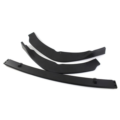 Matte Black Front Bumper Lip Chin Spoiler Splitter for Toyota Camry 2018-2020