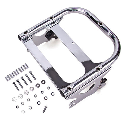 For 97-08 Harley Touring Quick-Detach Two-up Tour Pack Rack Mount+Docking Kits
