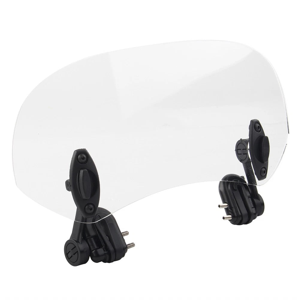 Clip-On Windshield Extension Spoiler Windscreen Deflector Clear Universal USA