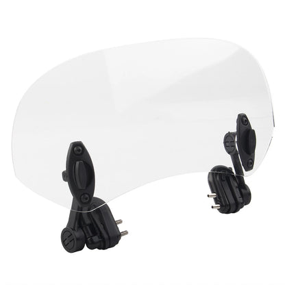 Clip-On Windshield Extension Spoiler Windscreen Deflector Clear Universal USA
