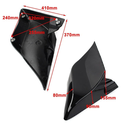 Stretched Side Cover Extended Cap For Harley Touring Baggers 2009-2013 2012 2011
