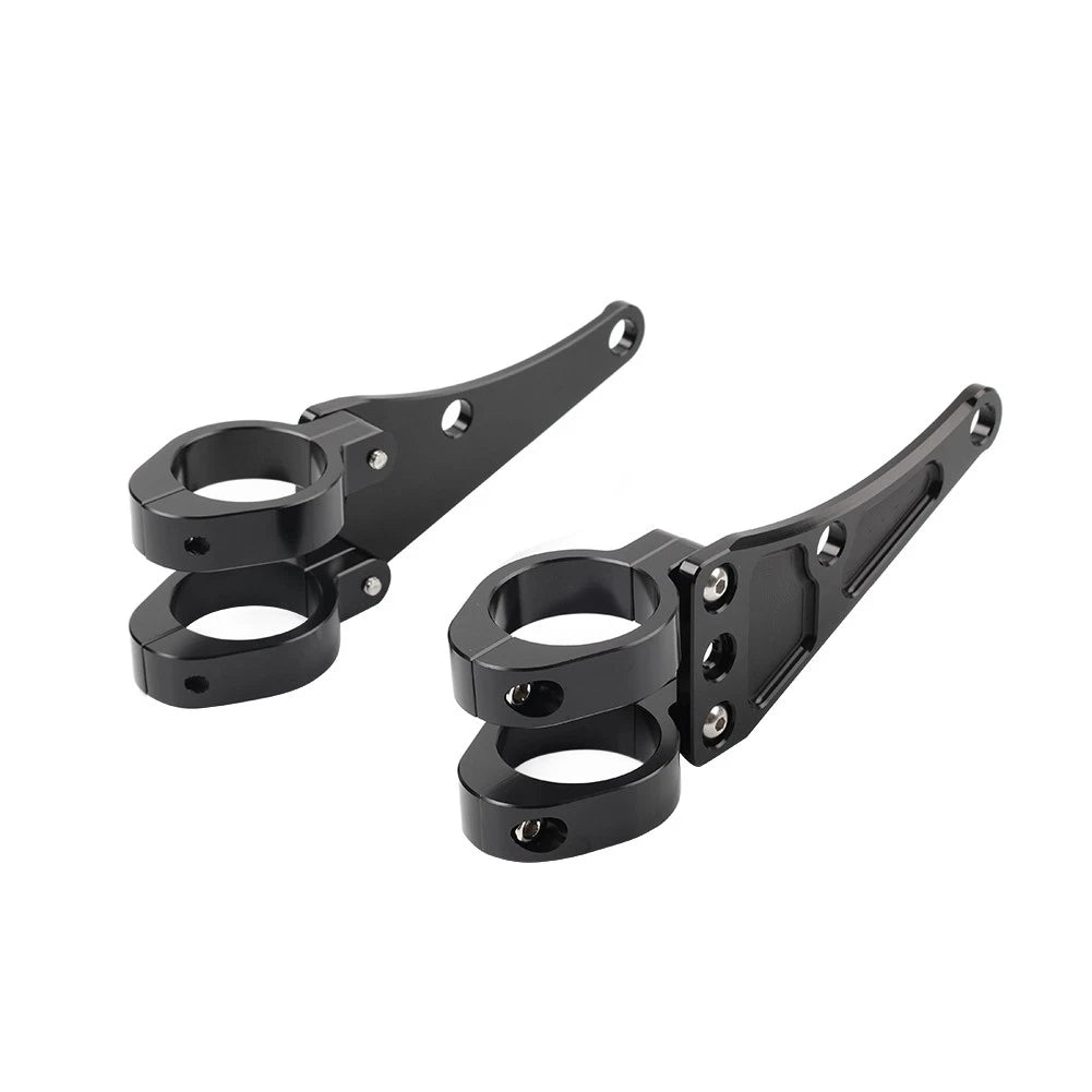37MM Motorcycle Headlight Bracket Mount Clamp Fork Tube Holder For Harley
