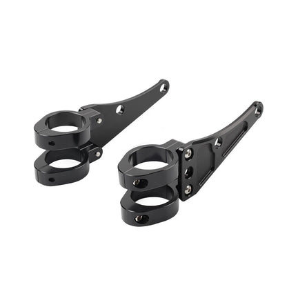 37MM Motorcycle Headlight Bracket Mount Clamp Fork Tube Holder For Harley