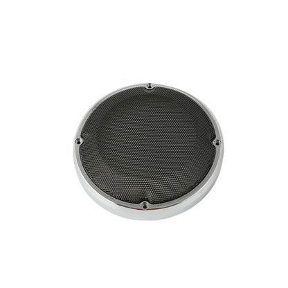 Chrome Ring 6.5" Saddlebag Lid Speaker Grill For Harley Davidson Touring 1983-24