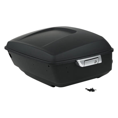 Matte Black King Trunk Pad Rack Speakers Fit For Harley Street Glide 14-25