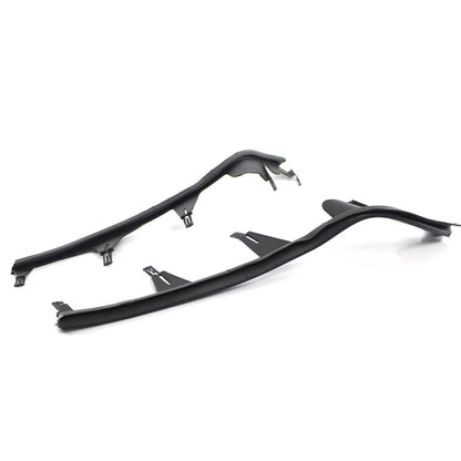 Pair Car Upper Headlight Lamp Cover Strip Trim For BMW 3 Series E46 4 Door 98-01