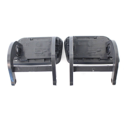 Bumper Headlight Headlamp Washer Cap Cover For BMW E60 5 Series 2004-2010 Pair