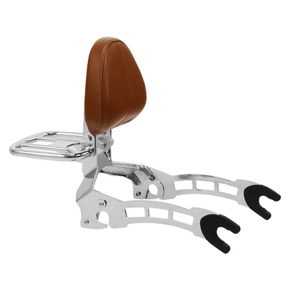 Passenger Sissy Bar & Backrest & Mouting Spools For Indian 19-20 Scout Sixty ABS