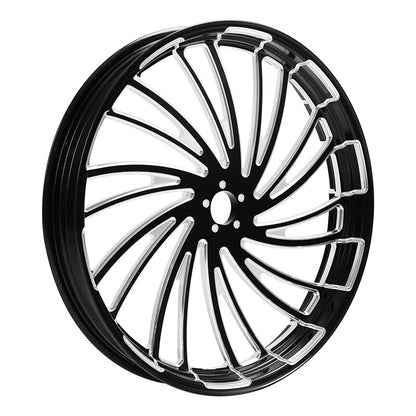 23" Front Wheel Rim Dual Disc Hub Fender Fit For Harley Electra Glide ABS 97-21