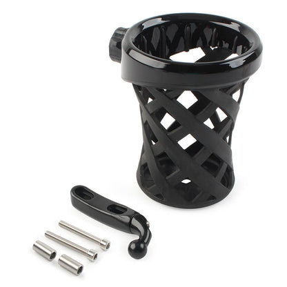 Moto Handlebar Cup Holder W/Mesh Basket Mount Longer For Goldwing GL1800 2001-21