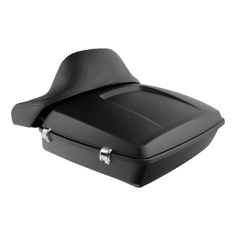 Matte Chopped Trunk Pad Mount Fit For Harley Road Glide King 14-25