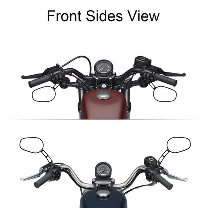 Rear View Side Mirrors For Harley Touring Sportster 1200 883 Softail Fatboy Dyna