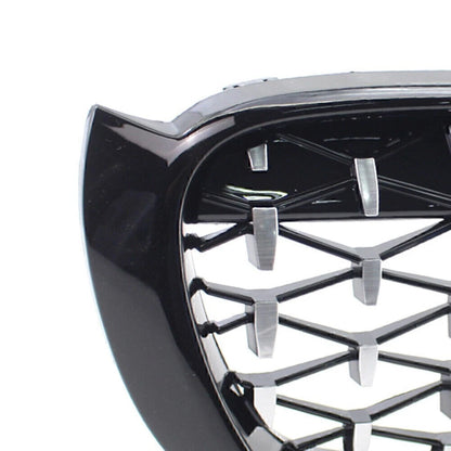 Fit BMW X3 F25 /X4 F26 2014-2017 Diamond Meteor Latest Style Front Kidney Grille